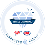 AAA - 3 Diamond Hotel badge
