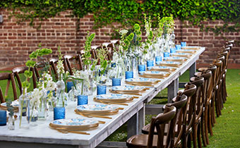 The Kimpton Brice Hotel wedding table setting