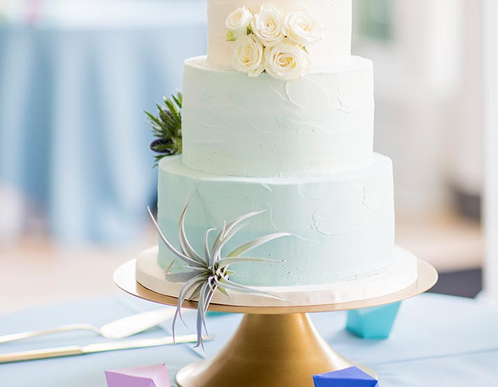 ballroom wedding cake