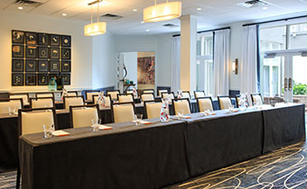 The Kimpton Brice Hotel conference boardroom