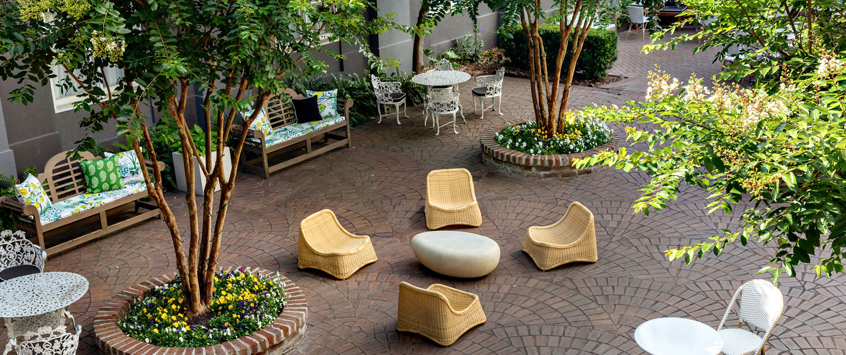 secret garden at kimpton brice hotel